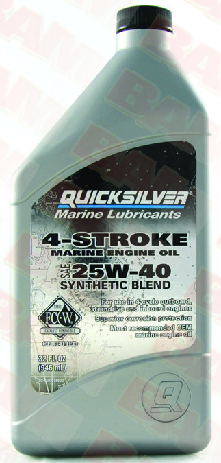 Quicksilver 25W40 synthetic oil 