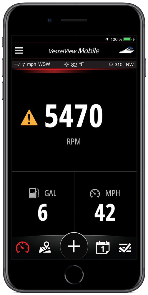 vesselview mobile engine parameters