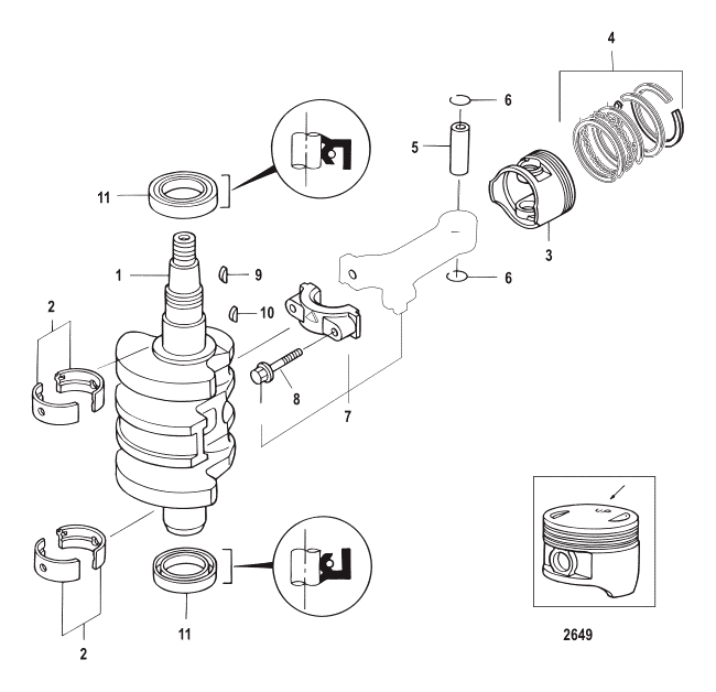 Genuine Mercury Marine parts, large inventory, fast shipping