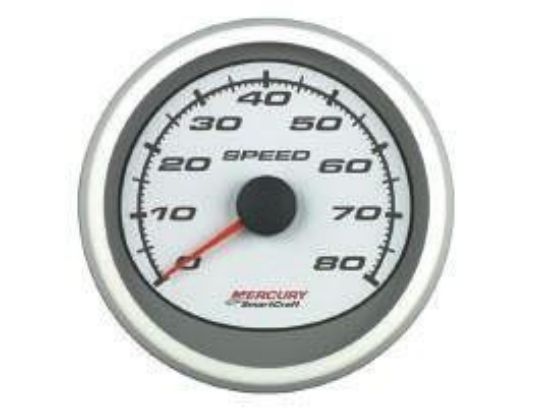 buy Mercury-Mercruiser 79-879905K11 Speedometer 0-80 MPH White