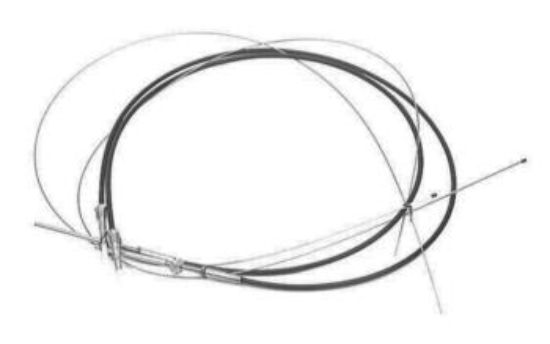 Picture of Mercury-Mercruiser 73723A01 CABLE SHIFT