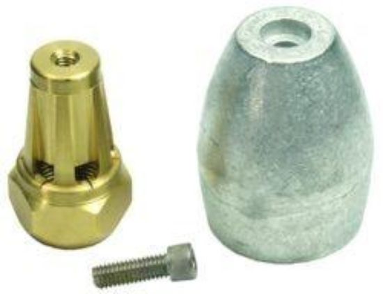 Mercury-Mercruiser 97-809666A02 Bravo 3 Prop Nut/Anode Kit Aluminum  for sale