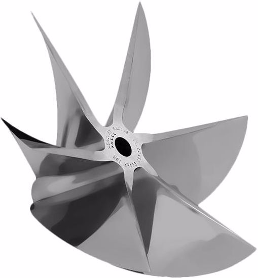 Picture of CNC Cleaver pro finished 6 blade sterndrive propeller