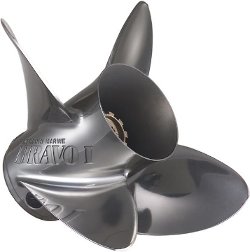 Buy new stainless 4 blade  Bravo One prop 32 Pitch Heavy Duty hub XR Drive New Mercruiser Bravo One prop 32 Pitch Heavy Duty hub XR Drive
