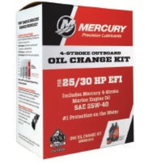 Picture of Mercury Outboard 8M0081915 Oil Change Kit 25/30 EFI