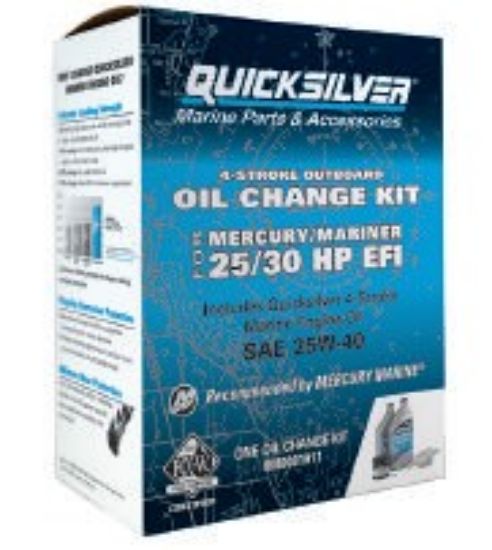 Picture of Mercury Outboard 8M0081911 Oil Change Kit 25/30 EFI