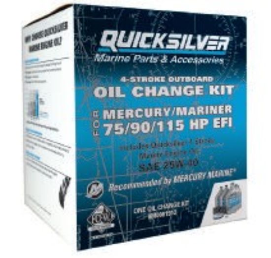 Picture of Mercury-Mercruiser 8M0081913 Oil Change Kit 75/90/115 EFI 25W-40