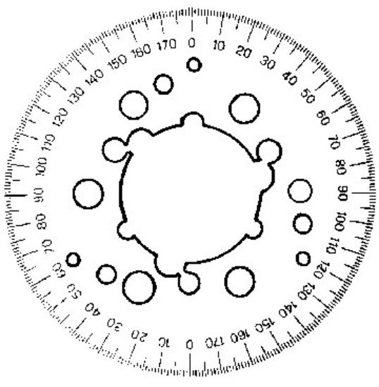 Picture of Mercury-Mercruiser 91-801333500 TOOL, Graduated Disk (Timing Check)