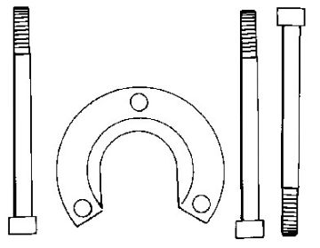 Show details for Mercury-Mercruiser 91-801333503 TOOL Crankshaft Gear Pull Picture of Mercury-Mercruiser 91-801333503 TOOL Crankshaft Gear Pull