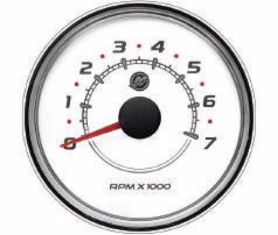 Picture of Mercury-Mercruiser 79-8M0052877 Tachometer 7000 RPM White