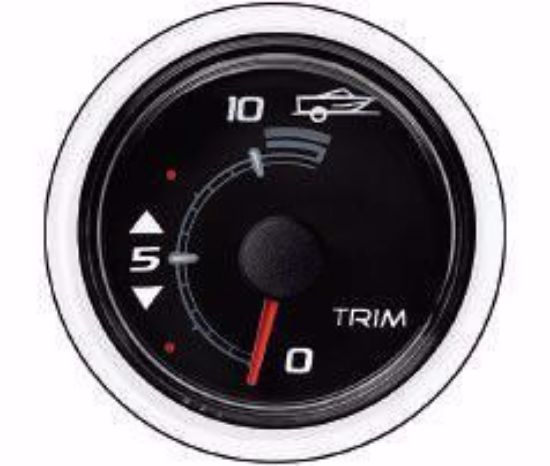 Mercury-Mercruiser 79-8M0052849 Trim Gauge Black