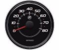 79-8M0052857 Smartcraft Speedo 80 MPH Black