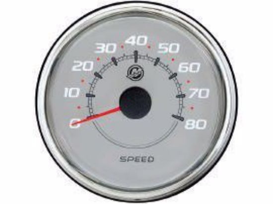 Mercury-Mercruiser 79-8M0065980 SPEEDO 80 MPH GRAY