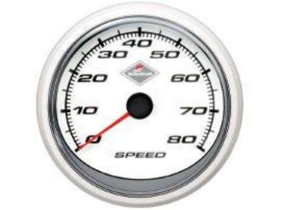 Picture of Mercury-Mercruiser 79-879945K11 SPEEDOMETER, 0-80 MPH (White)