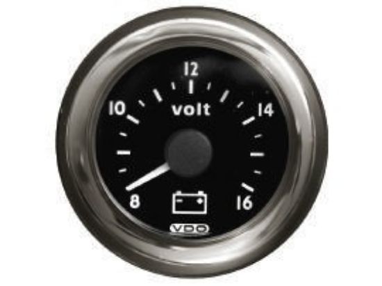 Picture of Mercury-Mercruiser 79-879921K21 VOLTAGE GAUGE (Black)