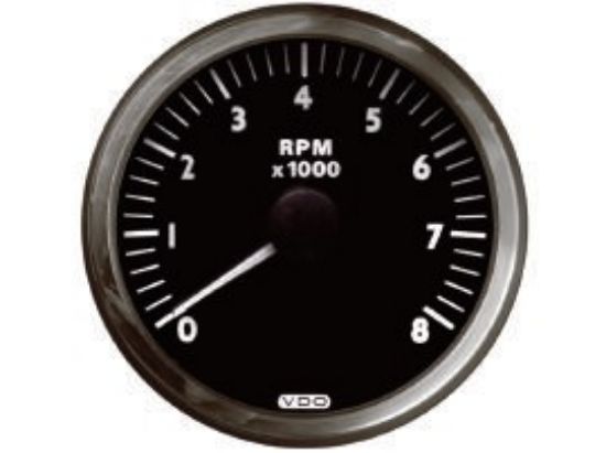 Picture of Mercury-Mercruiser 79-879903K21 TACHOMETER, 0-8000 RPM (Black)