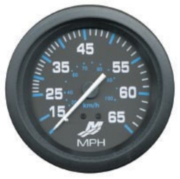 Show details for Mercury-Mercruiser 79-895285A03 SPEEDOMETER KIT, (10-65 MPH) Black Face, Blue Grad Picture of Mercury-Mercruiser 79-895285A03 SPEEDOMETER KIT, (10-65 MPH) Black Face, Blue Grad