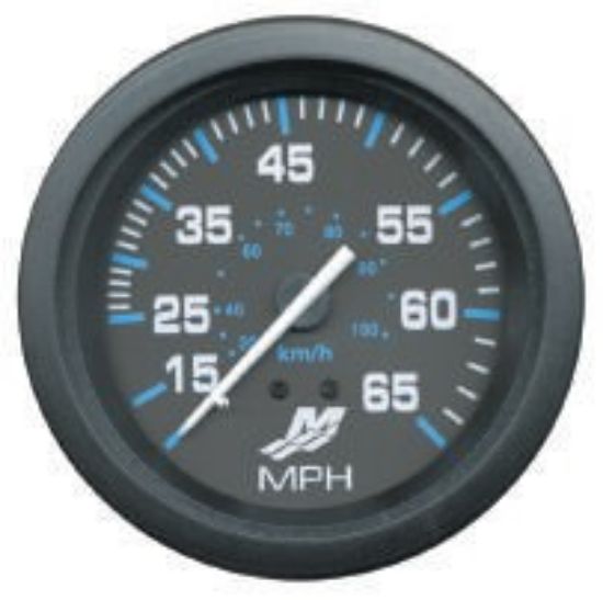 Picture of Mercury-Mercruiser 79-895285A03 SPEEDOMETER KIT, (10-65 MPH) Black Face, Blue Grad