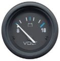 Picture of Mercury-Mercruiser 79-895286A01 VOLTAGE GAUGE, Black Face, White/Blue Graduations,