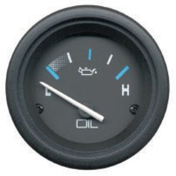 Show details for Mercury-Mercruiser 79-895289A01 GAUGE, Oil Pressure, Black Face, Blue Graduations, Picture of Mercury-Mercruiser 79-895289A01 GAUGE, Oil Pressure, Black Face, Blue Graduations,