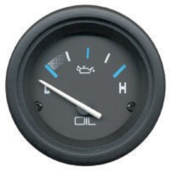 Picture of Mercury-Mercruiser 79-895289A01 GAUGE, Oil Pressure, Black Face, Blue Graduations,
