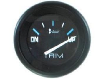 Show details for Mercury-Mercruiser 79-895292A01 GAUGE, Power Trim Indicator, Black Face, Blue Grad Picture of Mercury-Mercruiser 79-895292A01 GAUGE, Power Trim Indicator, Black Face, Blue Grad