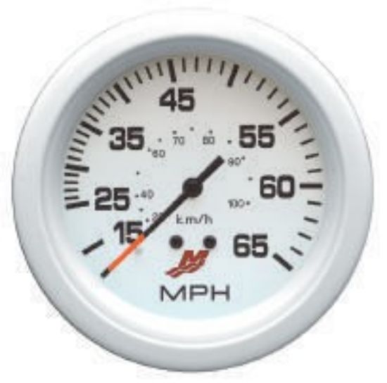 Picture of Mercury-Mercruiser 79-895285A23 SPEEDOMETER KIT, (10-65 MPH) White Face, Black Gra