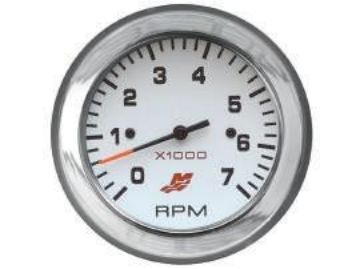 Show details for Mercury-Mercruiser 79-895283A45 TACHOMETER KIT, (0-7000 RPM) White Face, Black Gra Picture of Mercury-Mercruiser 79-895283A45 TACHOMETER KIT, (0-7000 RPM) White Face, Black Gra