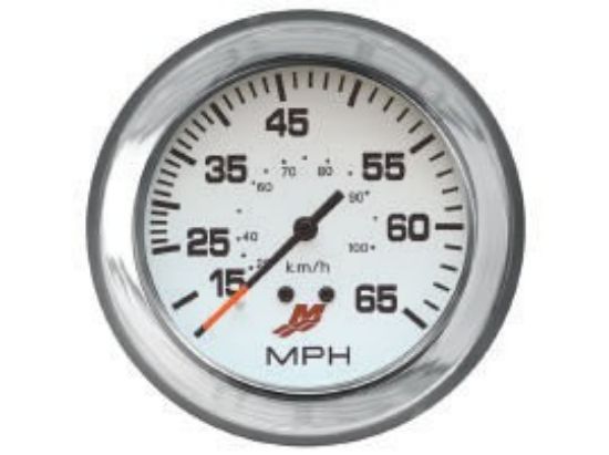 Picture of Mercury-Mercruiser 79-895285A43 SPEEDOMETER KIT, (10-65 MPH) White Face, Black Gra