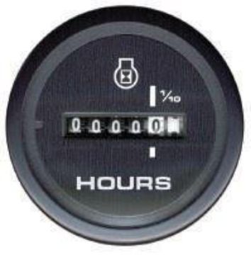 Black face Analog Cruiselog Gauge Mercury Mercury-Mercruiser 79-895295Q01 Admiral Cruiselog Gauge Black Face