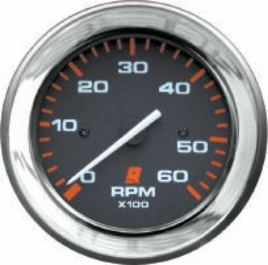 Picture of Mercury-Mercruiser 79-895283Q63 TACHOMETER KIT, (0-6000 RPM) Black Face, Red Gradu