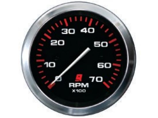 Picture of Mercury-Mercruiser 79-895283Q65 TACHOMETER KIT, (0-7000 RPM) Black Face, Red Gradu