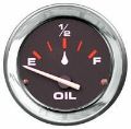 Picture of Mercury-Mercruiser 79-895290Q61 OIL LEVEL GAUGE, Black Face, Red Graduations, Chro
