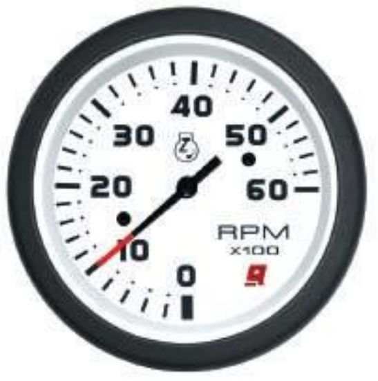 Picture of Mercury-Mercruiser 79-895283Q23 TACHOMETER KIT, (0-6000 RPM) White Face, Black Gra