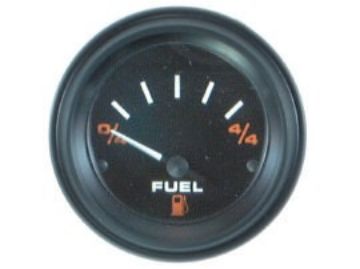 Show details for Mercury-Mercruiser 79-895291Q41 FUEL LEVEL GAUGE, Black Face, Orange/White  Gradua Picture of Mercury-Mercruiser 79-895291Q41 FUEL LEVEL GAUGE, Black Face, Orange/White  Gradua
