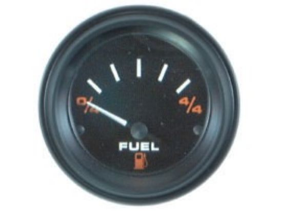 Picture of Mercury-Mercruiser 79-895291Q41 FUEL LEVEL GAUGE, Black Face, Orange/White  Gradua
