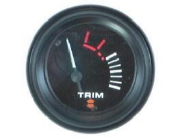 Show details for Mercury-Mercruiser 79-895292Q41 GAUGE, Power Trim Indicator, Black Face, Orange/Wh Picture of Mercury-Mercruiser 79-895292Q41 GAUGE, Power Trim Indicator, Black Face, Orange/Wh