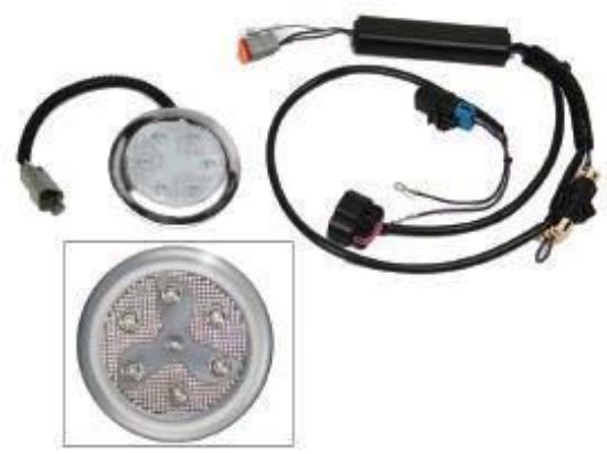 Mercury 8M0060248 Moving Prop Alert Light System Round 1 Light