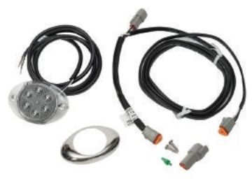 Show details for Mercury-Mercruiser 8M0078924 MP ALERT LIGHT AND Y-HARNESS, Oval Picture of Mercury-Mercruiser 8M0078924 MP ALERT LIGHT AND Y-HARNESS, Oval