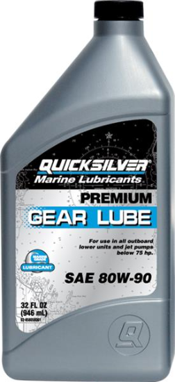Quicksilver premium gear lube SAE 80W-90 32 fl oz