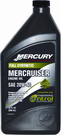 Mercury Mercruiser full synthetic engine oil SAE 20W-40