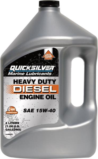 Quicksilver heavy duty diesel engine oil 15W-40 4 liters