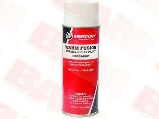 92-8M0094987 warm fusion enamel white paint for Mercury Outboards