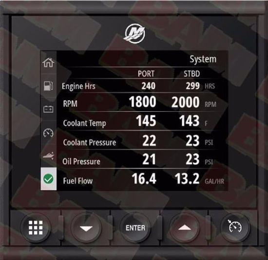 Mercruiser 8M0124498 VesselView 403 Base Kit system