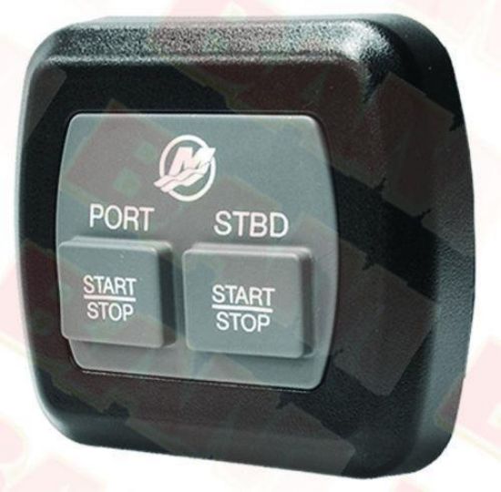 Mercury-Mercruiser 87-8M0117132 START/STOP SWITCH PAD dual engine dash mount