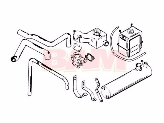 Picture of Mercury-Mercruiser 61086A11 CLOSED COOLING KIT, See Note: