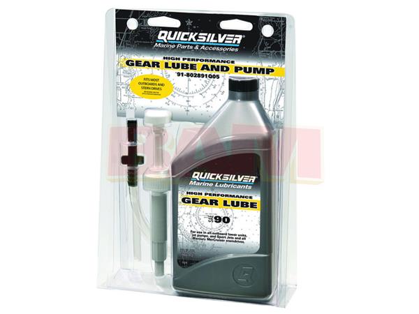 Mercury-Mercruiser 91-802891Q05 Pump & SAE 90 High Performance Gear Lube 1  Qt.