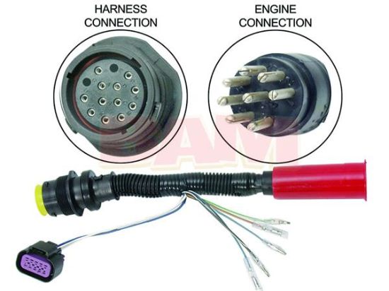 Picture of Mercury-Mercruiser 84-892092T01 Adapter Harness Non-DTS 14 Pin to 8 Pin