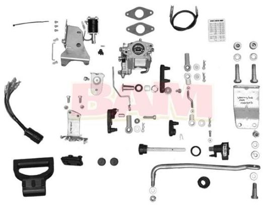 Mercury Outboard 895284A01 Conversion Kit Remote Control Tiller to Remote 9.9 HP 4 stroke