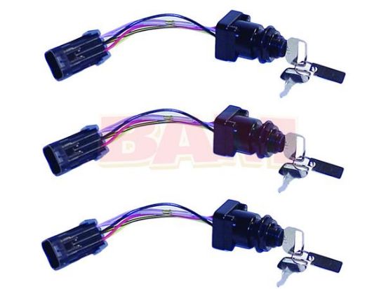 Picture of Mercury-Mercruiser 87-897716K03 Key Switch Triple Engine
